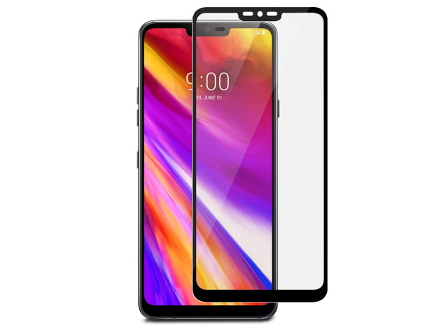 Защитное стекло Yotrix 3D Glass Protector для LG G7 ThinQ (черное)