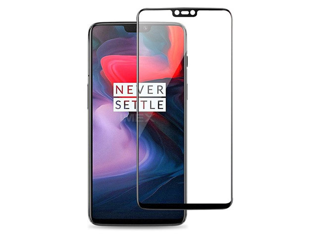 Защитное стекло Yotrix 3D Glass Protector для OnePlus 6 (черное)