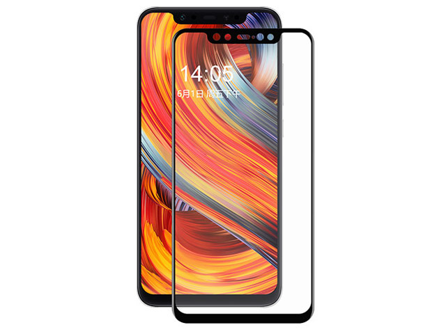 Защитное стекло Yotrix 3D Glass Protector для Xiaomi Mi 8 (черное)