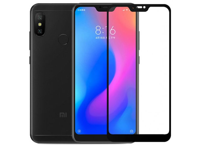 Защитное стекло Yotrix 3D Glass Protector для Xiaomi Redmi 6 pro (черное)