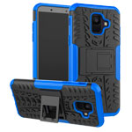 Чехол Yotrix Shockproof case для Samsung Galaxy A6 2018 (синий, пластиковый)