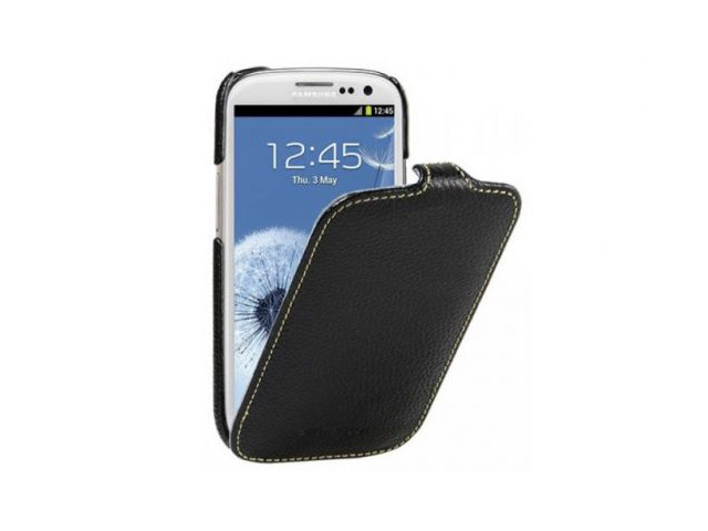 Чехол Vetti Craft Slim Flip Case для Samsung Galaxy S4 i9500 (черный, кожанный)