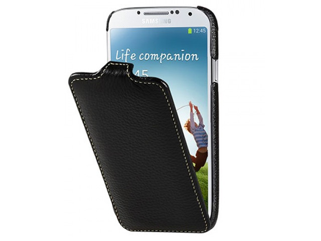 Чехол Vetti Craft Slim Flip Case для Samsung Galaxy S4 i9500 (черный, кожанный)