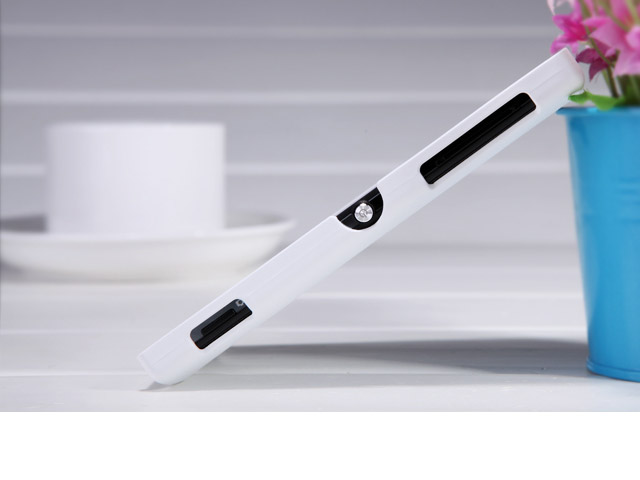 Чехол Nillkin Hard case для Sony Xperia ZL L35h (белый, пластиковый)