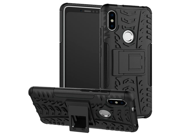 Чехол Yotrix Shockproof case для Xiaomi Redmi S2 (черный, пластиковый)