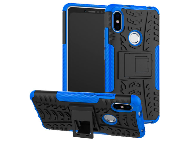 Чехол Yotrix Shockproof case для Xiaomi Redmi S2 (синий, пластиковый)