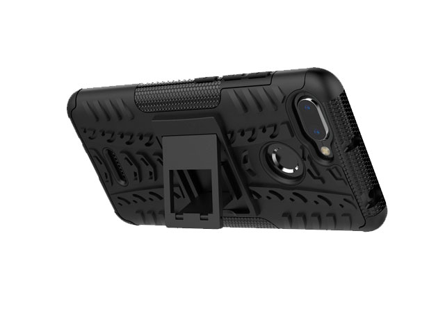 Чехол Yotrix Shockproof case для Xiaomi Redmi 6 (черный, пластиковый)