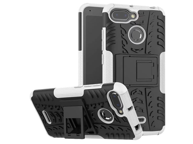 Чехол Yotrix Shockproof case для Xiaomi Redmi 6 (белый, пластиковый)