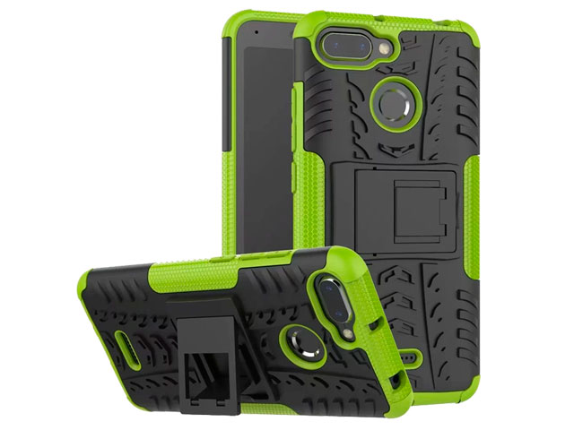 Чехол Yotrix Shockproof case для Xiaomi Redmi 6 (зеленый, пластиковый)