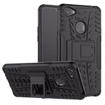 Чехол Yotrix Shockproof case для OPPO F7 (черный, пластиковый)