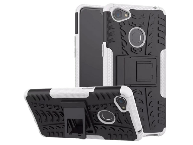 Чехол Yotrix Shockproof case для OPPO F7 (белый, пластиковый)