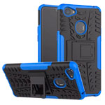 Чехол Yotrix Shockproof case для OPPO F7 (синий, пластиковый)