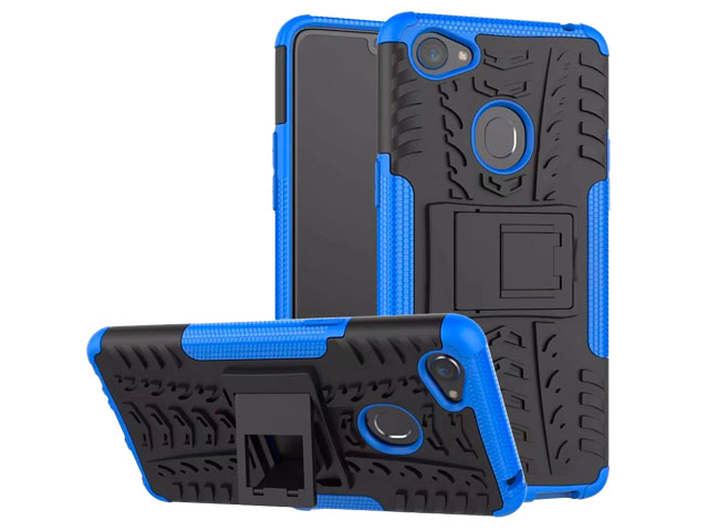 Чехол Yotrix Shockproof case для OPPO F7 (синий, пластиковый)