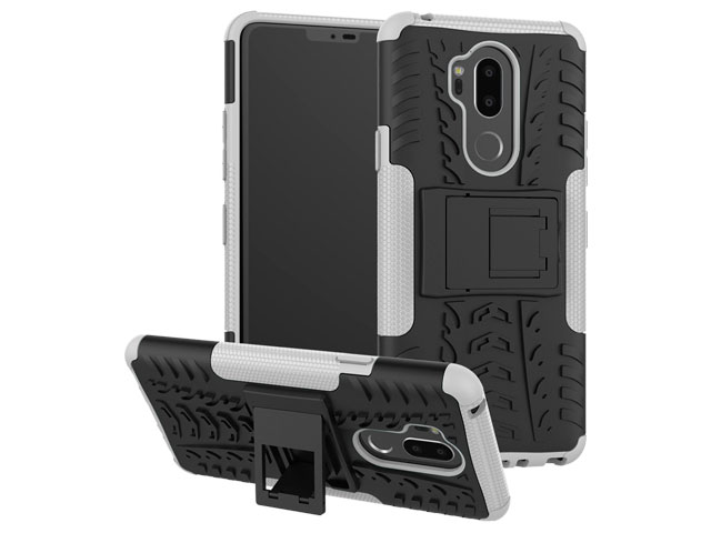 Чехол Yotrix Shockproof case для LG G7 ThinQ (белый, пластиковый)