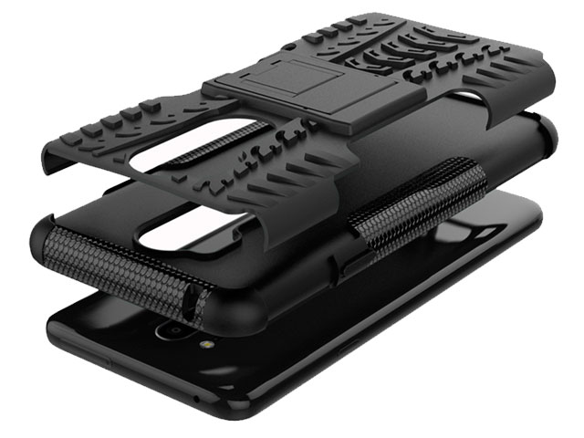 Чехол Yotrix Shockproof case для LG G7 ThinQ (белый, пластиковый)