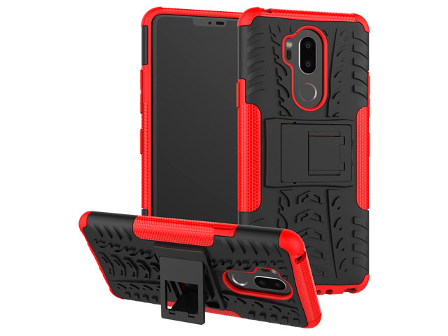 Чехол Yotrix Shockproof case для LG G7 ThinQ (красный, пластиковый)