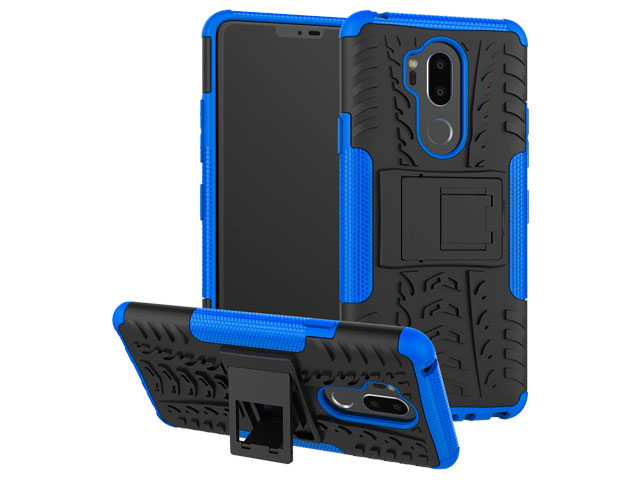 Чехол Yotrix Shockproof case для LG G7 ThinQ (синий, пластиковый)
