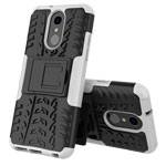 Чехол Yotrix Shockproof case для LG Q7 (белый, пластиковый)