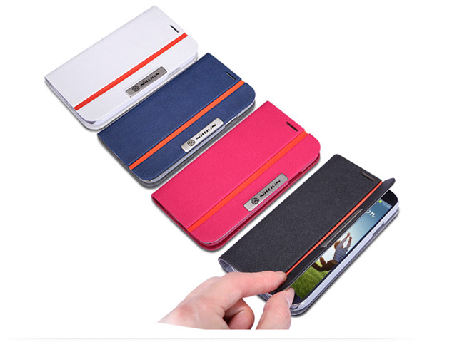 Чехол Nillkin Simplicity leather case для Samsung Galaxy S4 i9500 (розовый, кожанный)