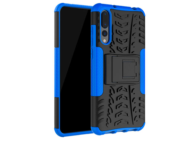 Чехол Yotrix Shockproof case для Huawei P20 pro (синий, пластиковый)