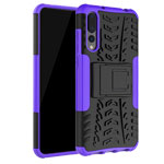 Чехол Yotrix Shockproof case для Huawei P20 pro (фиолетовый, пластиковый)