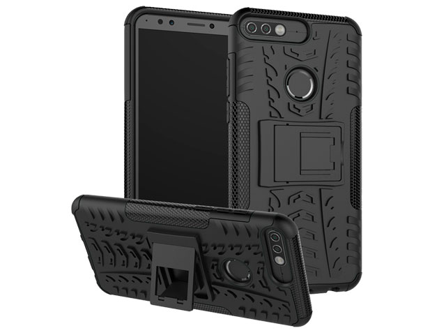 Чехол Yotrix Shockproof case для Huawei P smart (черный, пластиковый)