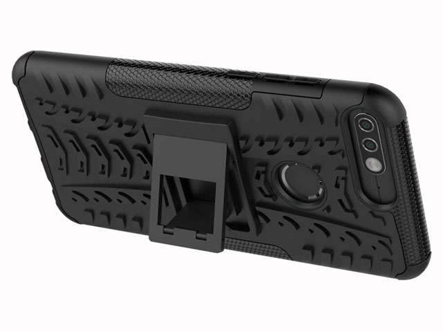 Чехол Yotrix Shockproof case для Huawei P smart (черный, пластиковый)