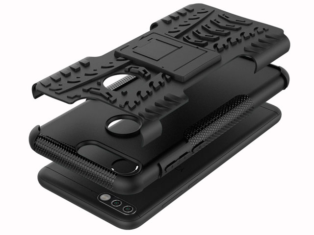 Чехол Yotrix Shockproof case для Huawei P smart (белый, пластиковый)