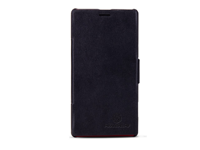 Чехол Nillkin V-series Leather case для Sony Xperia L S36h (черный, кожанный)
