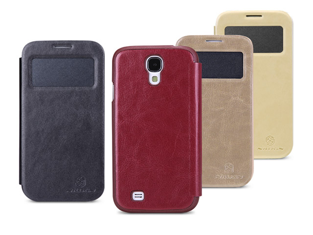 Чехол Nillkin Easy Series Leather case для Samsung Galaxy S4 i9500 (черный, кожанный)