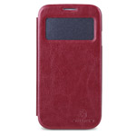 Чехол Nillkin Easy Series Leather case для Samsung Galaxy S4 i9500 (красный, кожанный)