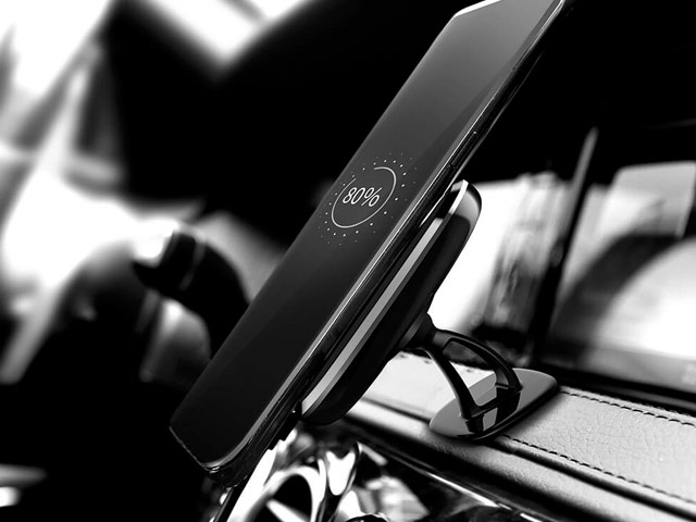 Беспроводное зарядное устройство Nillkin Car Magnetic Wireless Charger C-Model (черное, автомобильное, магнитное, стандарт QI)