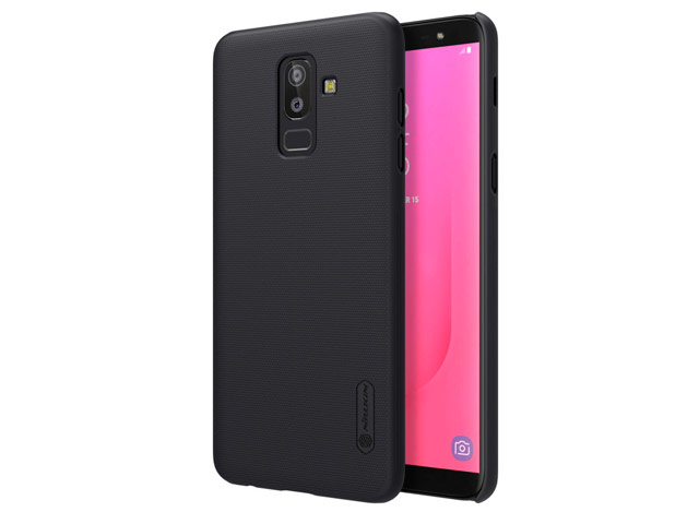 Чехол Nillkin Hard case для Samsung Galaxy J8 (черный, пластиковый)