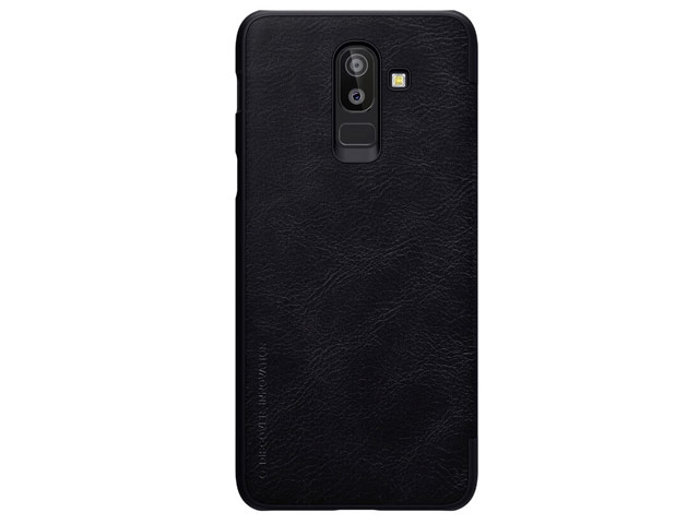 Чехол Nillkin Qin leather case для Samsung Galaxy J8 (черный, кожаный)