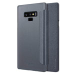 Чехол Nillkin Sparkle Leather Case для Samsung Galaxy Note 9 (темно-серый, винилискожа)
