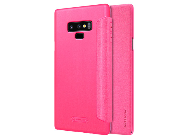 Чехол Nillkin Sparkle Leather Case для Samsung Galaxy Note 9 (розовый, винилискожа)