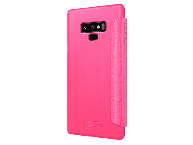 Чехол Nillkin Sparkle Leather Case для Samsung Galaxy Note 9 (розовый, винилискожа)
