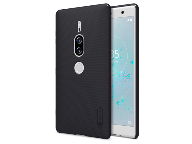 Чехол Nillkin Hard case для Sony Xperia XZ2 premium (черный, пластиковый)