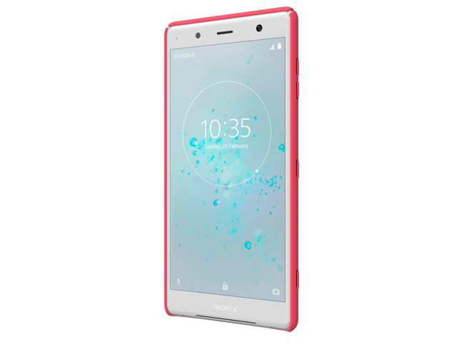 Чехол Nillkin Hard case для Sony Xperia XZ2 premium (красный, пластиковый)