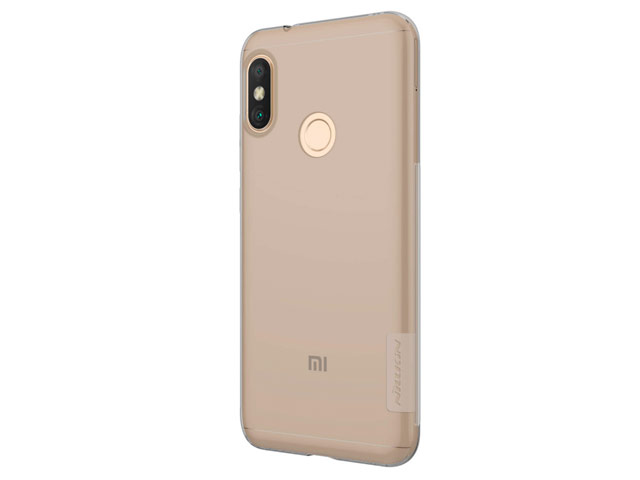 Чехол Nillkin Nature case для Xiaomi Redmi 6 pro (серый, гелевый)