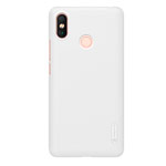 Чехол Nillkin Hard case для Xiaomi Mi Max 3 (белый, пластиковый)