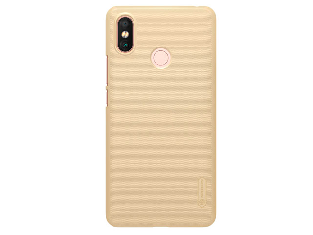 Чехол Nillkin Hard case для Xiaomi Mi Max 3 (золотистый, пластиковый)
