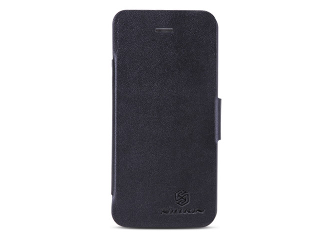 Чехол Nillkin V-series Leather case для Apple iPhone 5 (черный, кожанный)