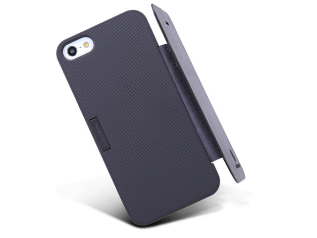 Чехол Nillkin V-series Leather case для Apple iPhone 5 (черный, кожанный)