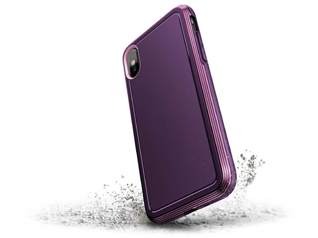 Чехол X-doria Defense Ultra для Apple iPhone X (фиолетовый, маталлический)