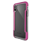 Чехол X-doria Defense Clear для Apple iPhone X (розовый, пластиковый)