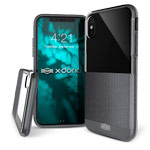 Чехол X-doria Dash case для Apple iPhone X (серый, нейлон)