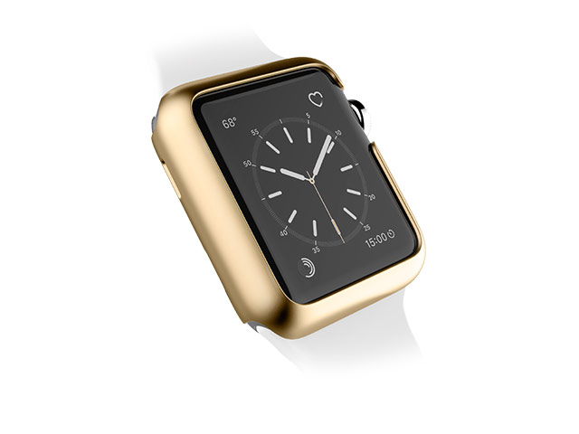 Чехол X-doria Revel Case для Apple Watch Series 2 (38 мм, золотистый, пластиковый)
