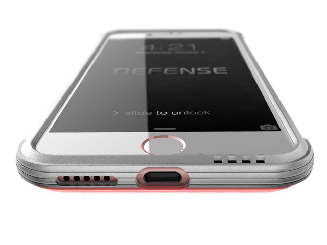 Чехол X-doria Defense Shield для Apple iPhone 6/7/8 (красный, маталлический)