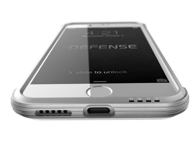 Чехол X-doria Defense Shield для Apple iPhone 6/7/8 plus (серебристый, маталлический)
